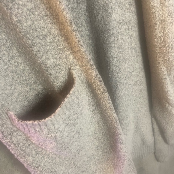 Gray Cotton Blend Cardigan - Picture 4 of 4